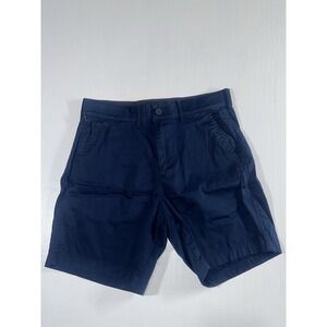 Abercrombie & Fitch A&F All Day Shorts Mens 28 Navy Stretch 7" Inseam Casual